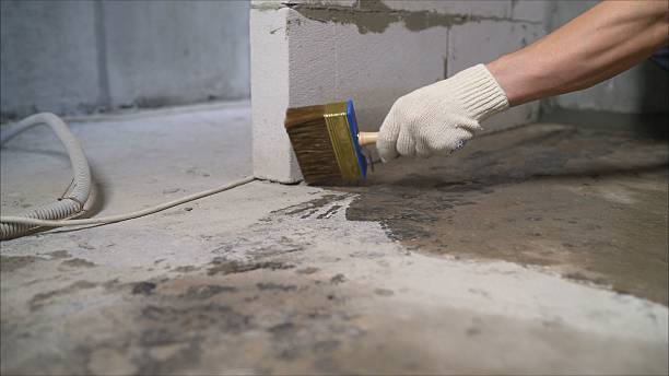 Crawl space vapor barrier installation in Dover, TN
